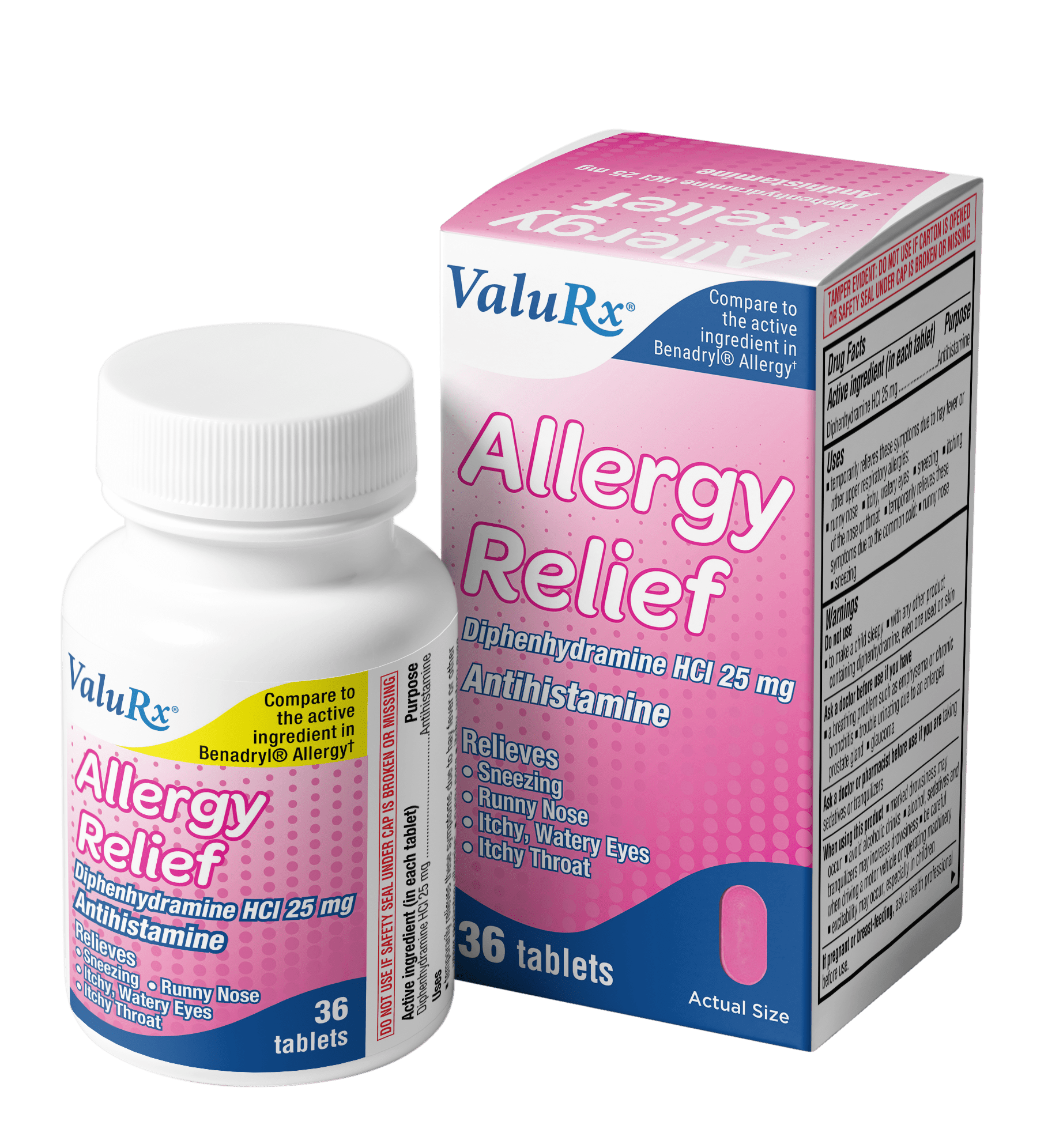 ValuRx Allergy Relief Tablets - Sterling Distributors