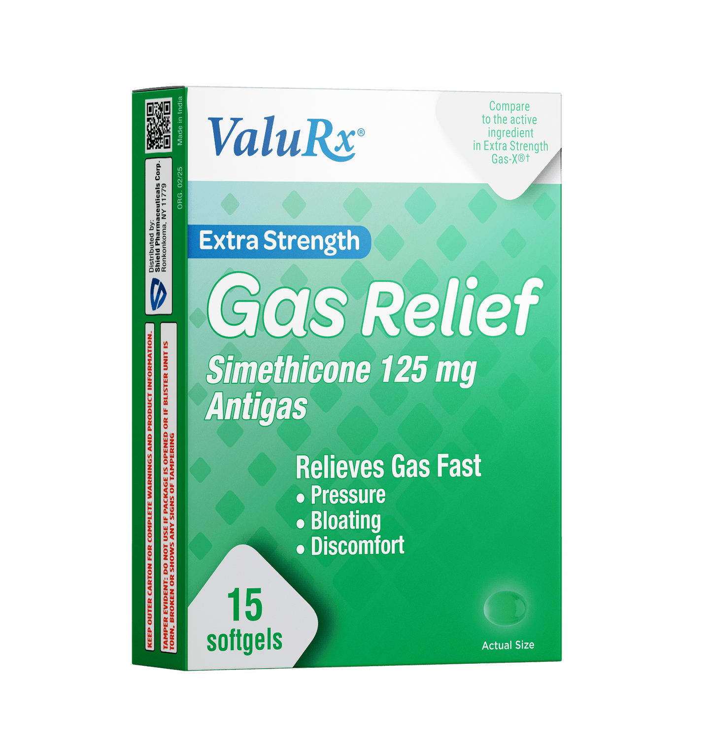 ValuRx Gas Relief Softgels - Sterling Distributors