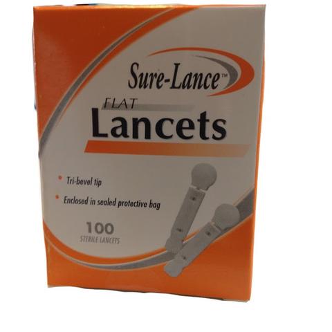Sure-Lance Flat Lancets 100 ct