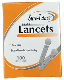 Sure-Lance Flat Lancets 100/Box - Sterling Distributors