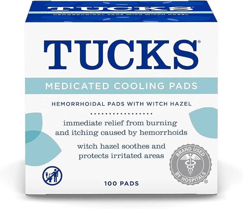 Tucks Pad 100ct Hemorrhoidal Cooling Pad