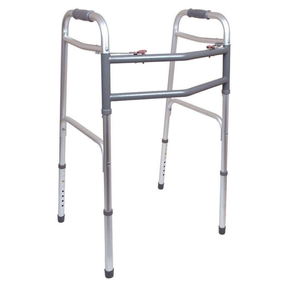 Probasics Batiatric Two - Button Release Folding Walker 500lbs - Sterling Distributors