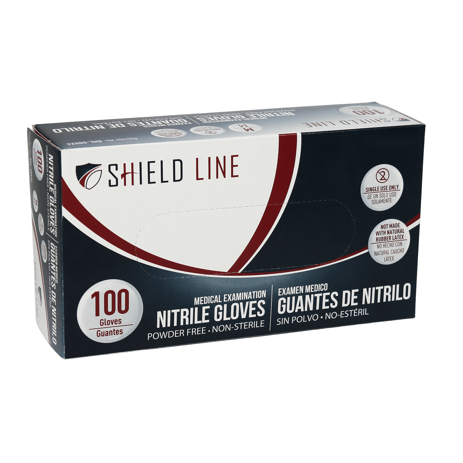 Shieldline Nitrile Gloves X - Small Blue - Sterling Distributors