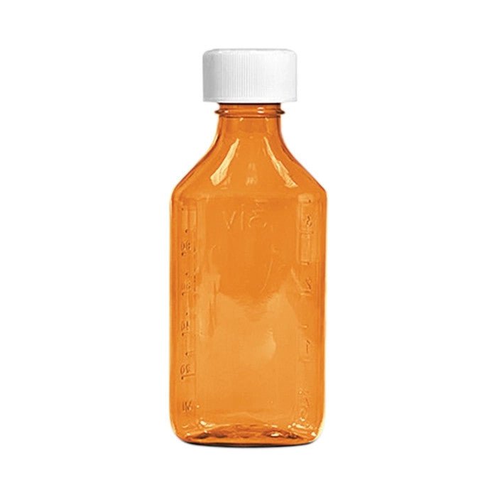 ColorSafe Graduated Oval 4oz Amber - Sterling Distributors