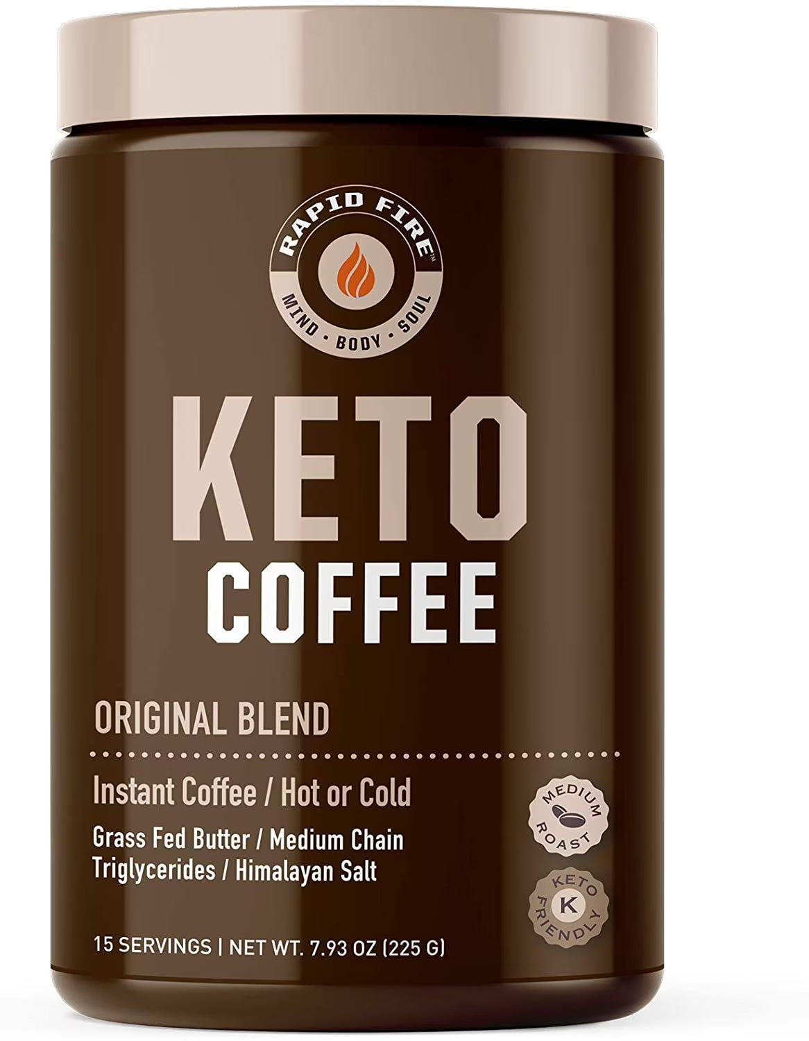 Rapid Fire Ketogenic Coffee Canister (Original Blend)
