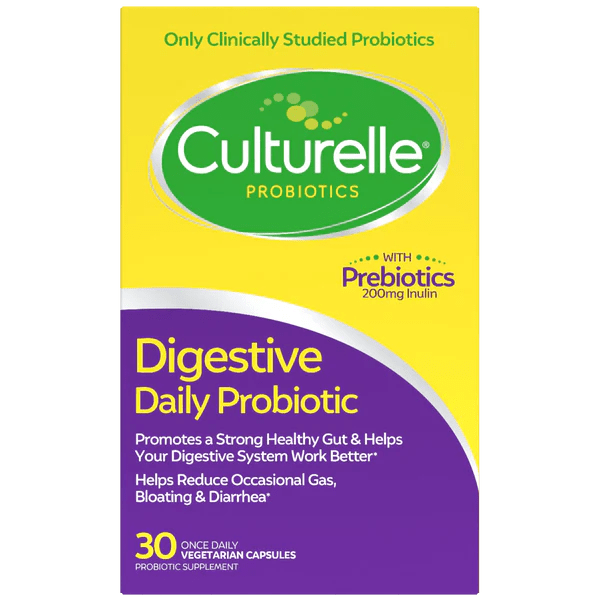 Culturelle Digestive Daily Probiotic Capsules 30 ct - Sterling Distributors