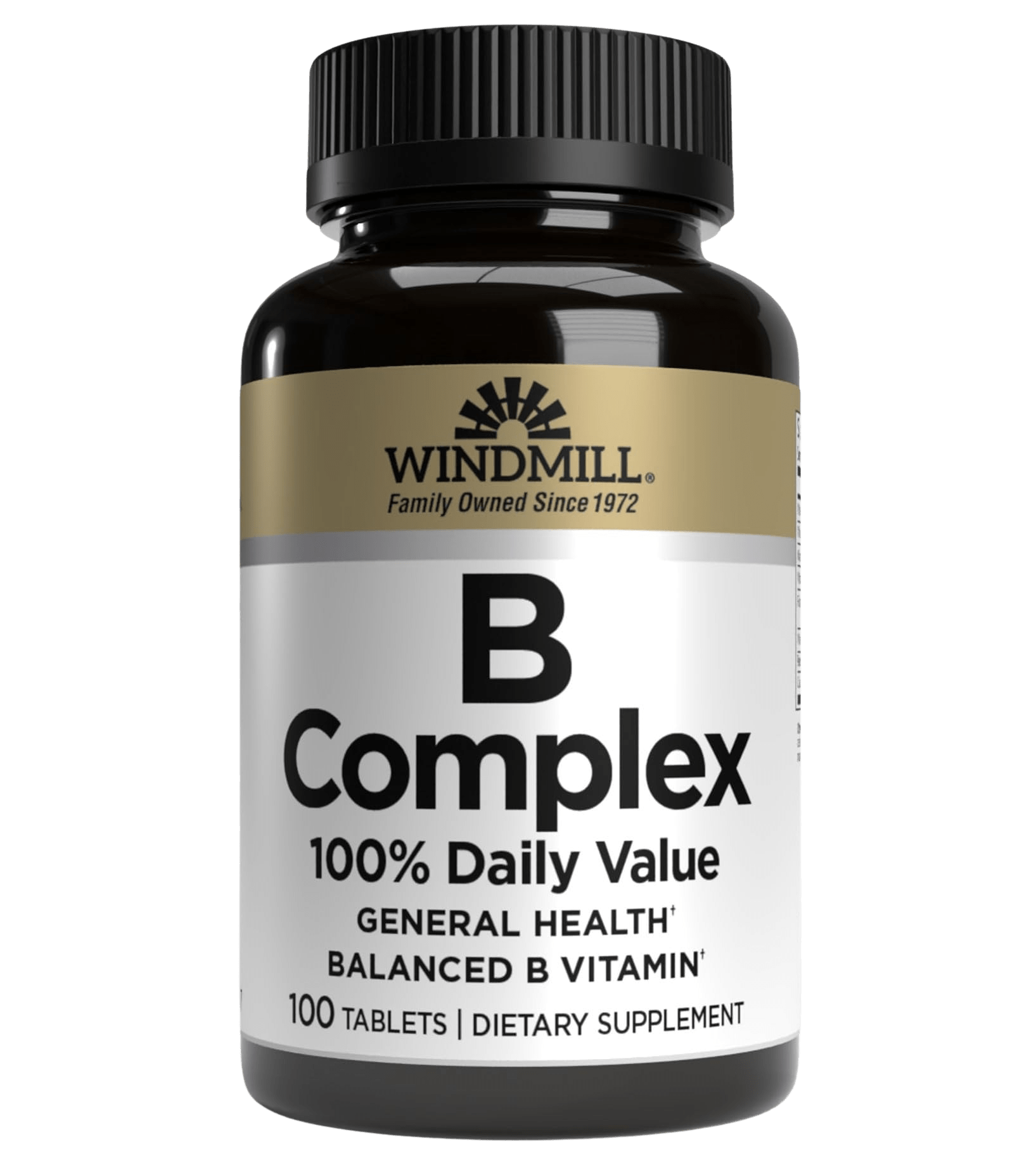 B Complex 100% Daily Value Tablets 100ct - Sterling Distributors