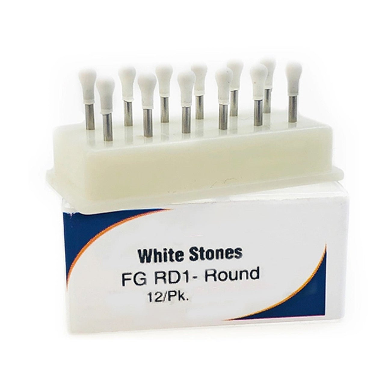 White Stones Round FG RD1 (12/Pk) - Sterling Distributors
