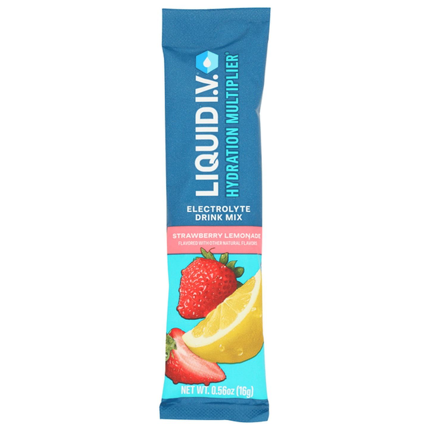 Liquid IV Hydration Multiplier Electrolyte Drink Mix Strawberry Lemonade 6ct - Sterling Distributors