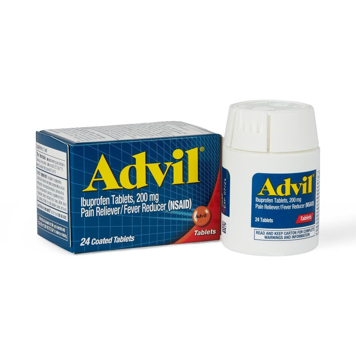 Advil Ibuprofen Fever Reducer Tablets 24ct - Sterling Distributors