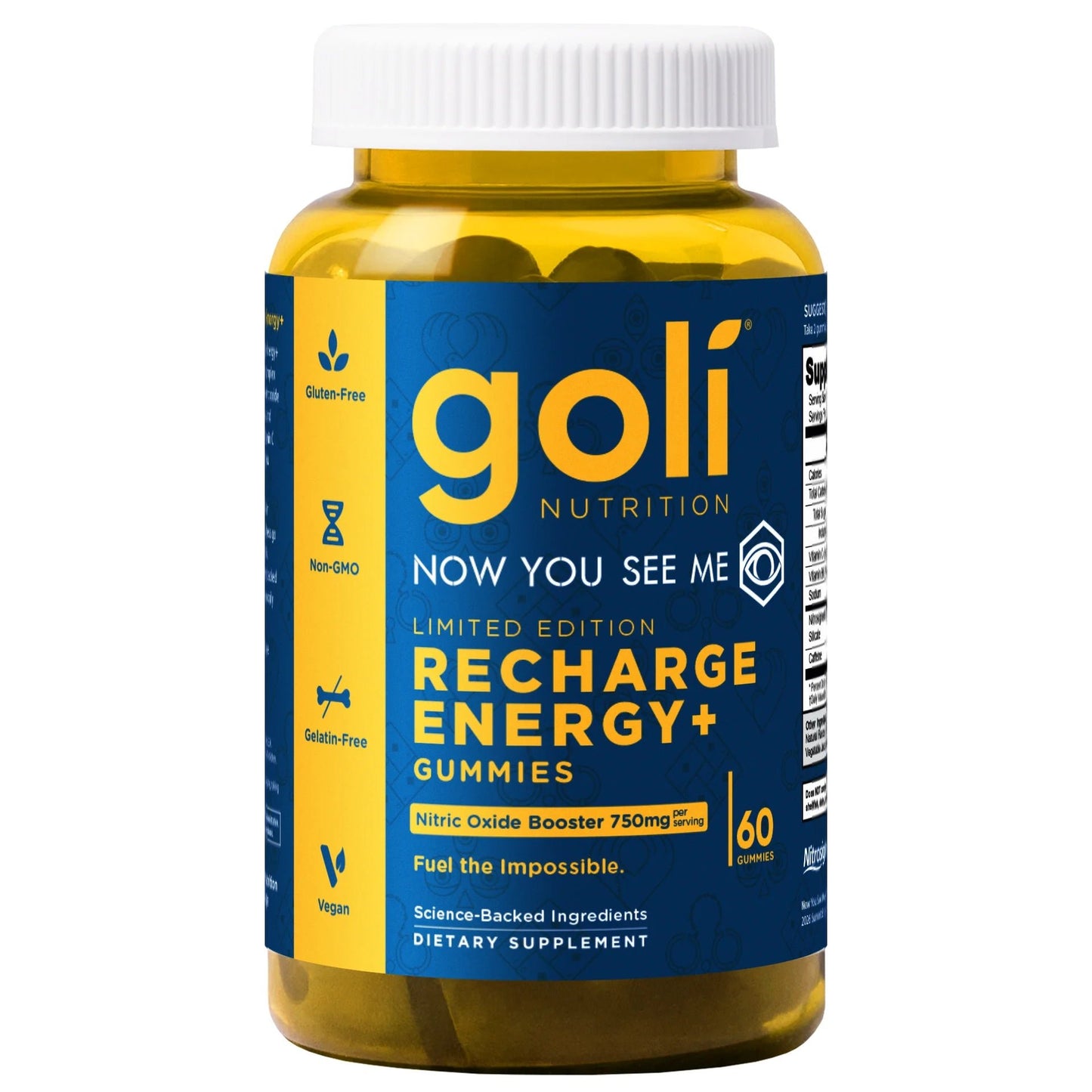 Goli Recharge Energy+ Gummies 60ct - Sterling Distributors