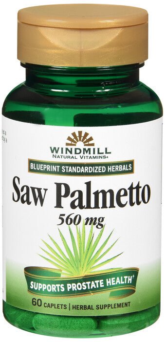Windmill Saw Palmetto 560 mg Caplets - Sterling Distributors