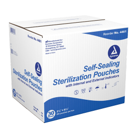 Sterilization Pouches, 3.5" x 5.25", 30/200/cs - Sterling Distributors