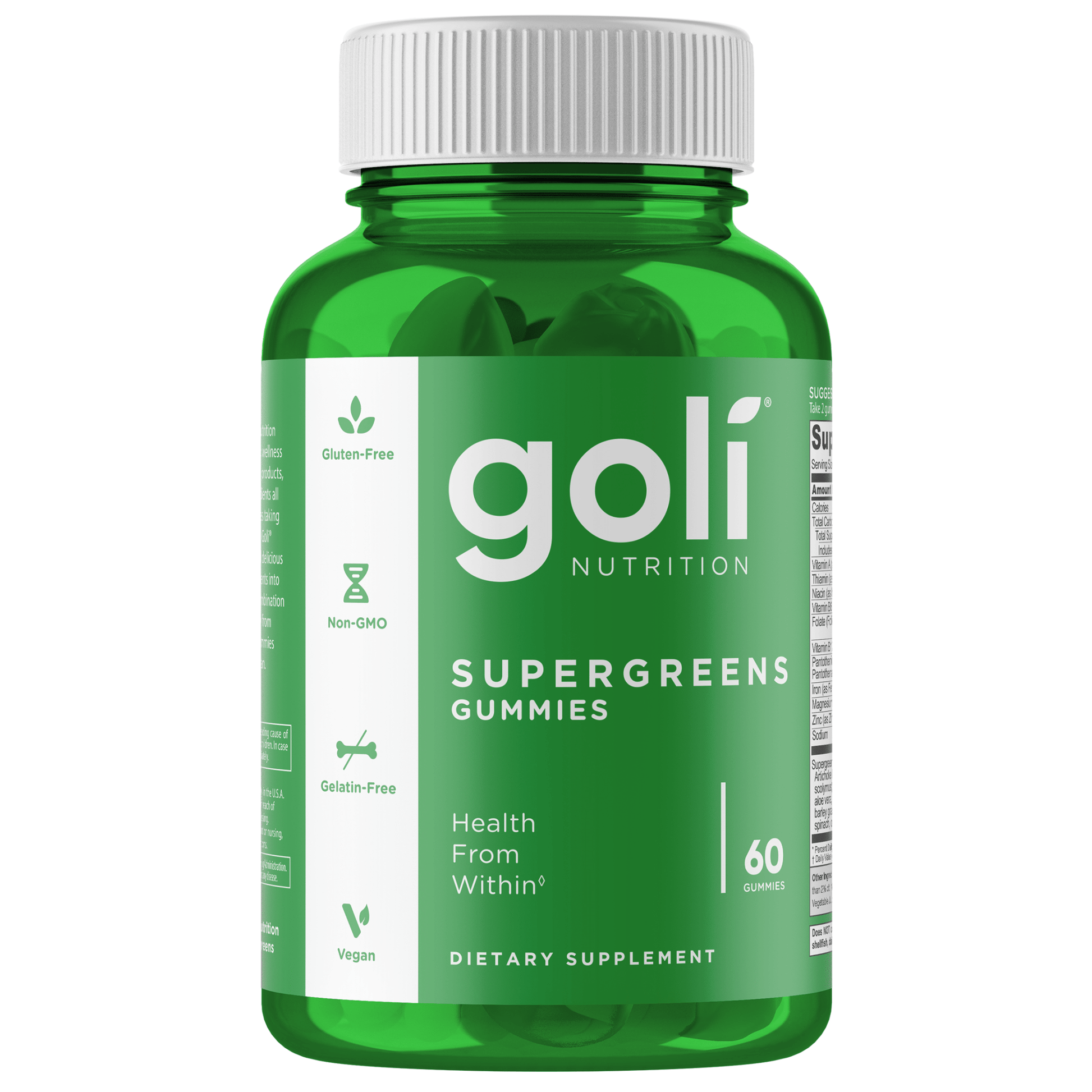 Goli Supergreens Gummies 60ct - Sterling Distributors