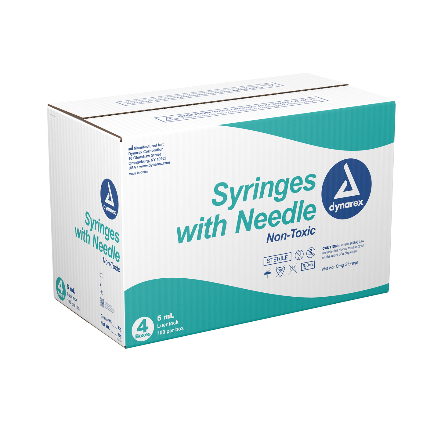 Dynarex Syringe 20g 3cc 1.5in Bx/100